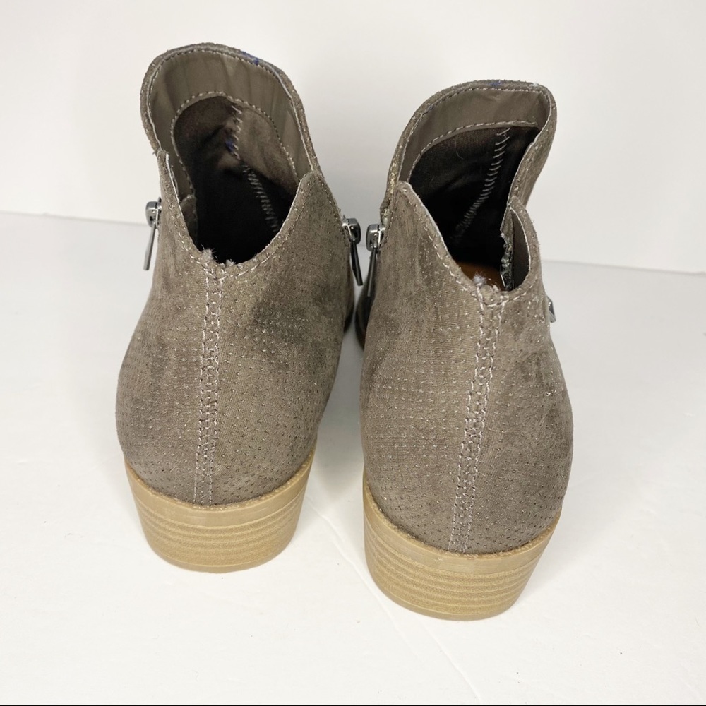 Universal Thread Double Zip Brown Ankle Booties - image 6